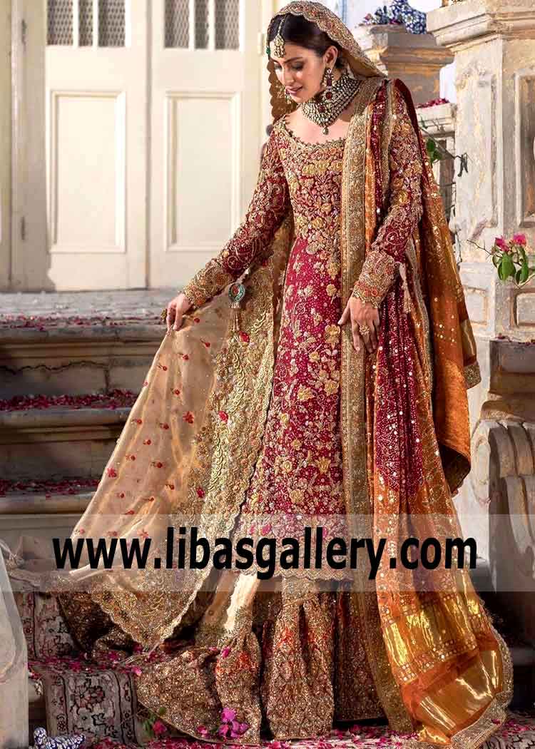 Astonishing Traditional Bridal Gharara for Wedding and Special Occasions