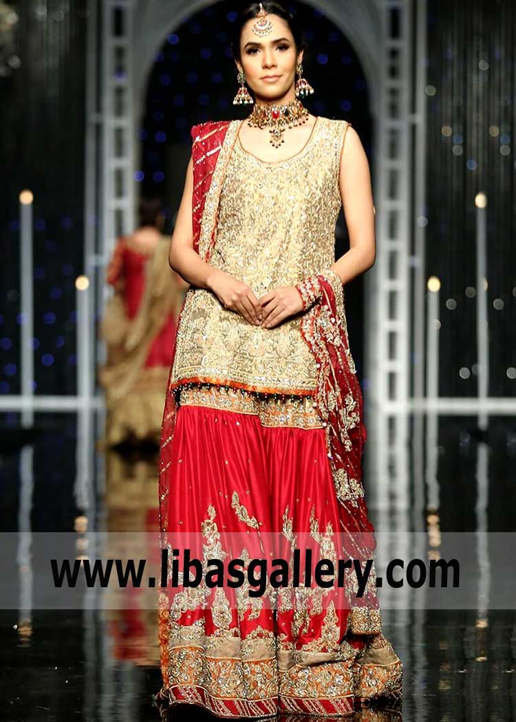 The Most Perfect Candy Apple Red Wedding Dress for the Youthful Bride