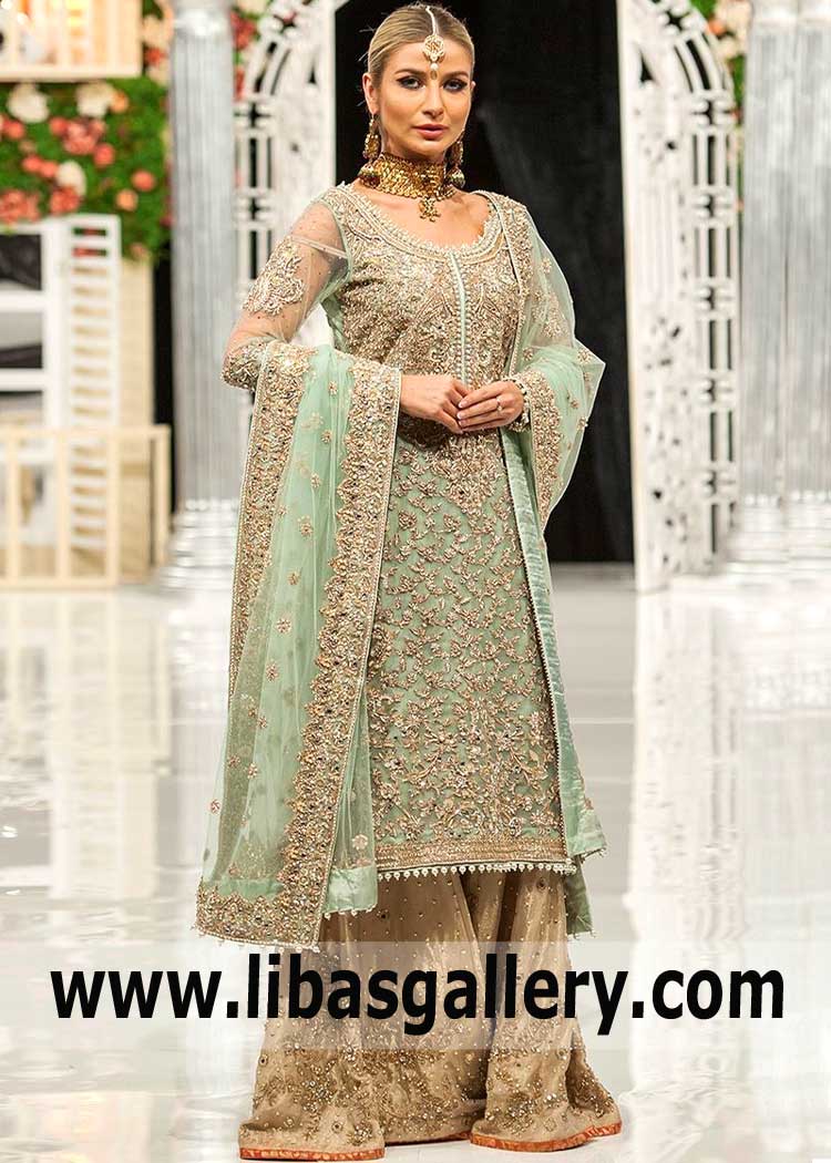 The chic-looking Designer Aisha Imran Bridal Wear Designs with price in Houston, Dallas, San Antonio, Austin, Texas