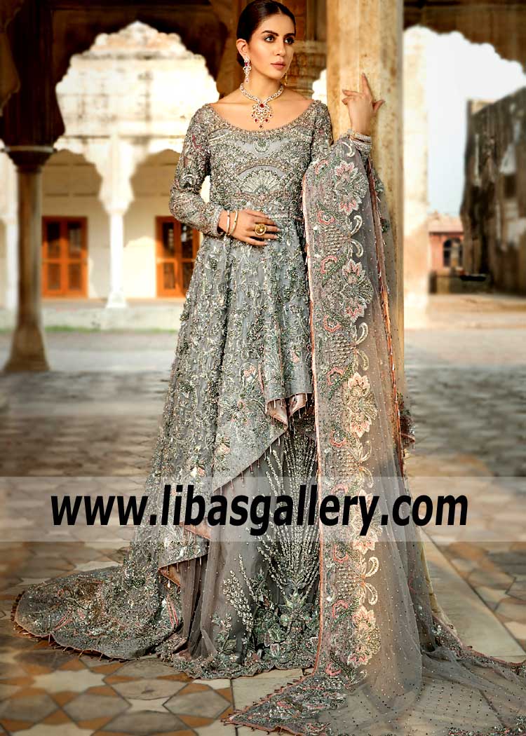 Latest Anarkali Lehenga Suit Bridal Anarkali San Francisco California CA USA Asymmetrical Anarkali Dresses