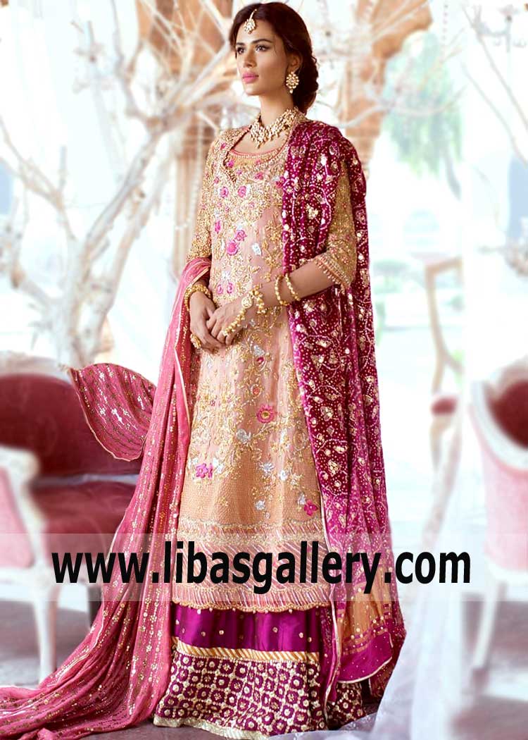 Farah Talib Aziz Bridal Dresses UAE Buy Farah Talib Aziz Lehenga, Sharara, Gharara, Anarkali