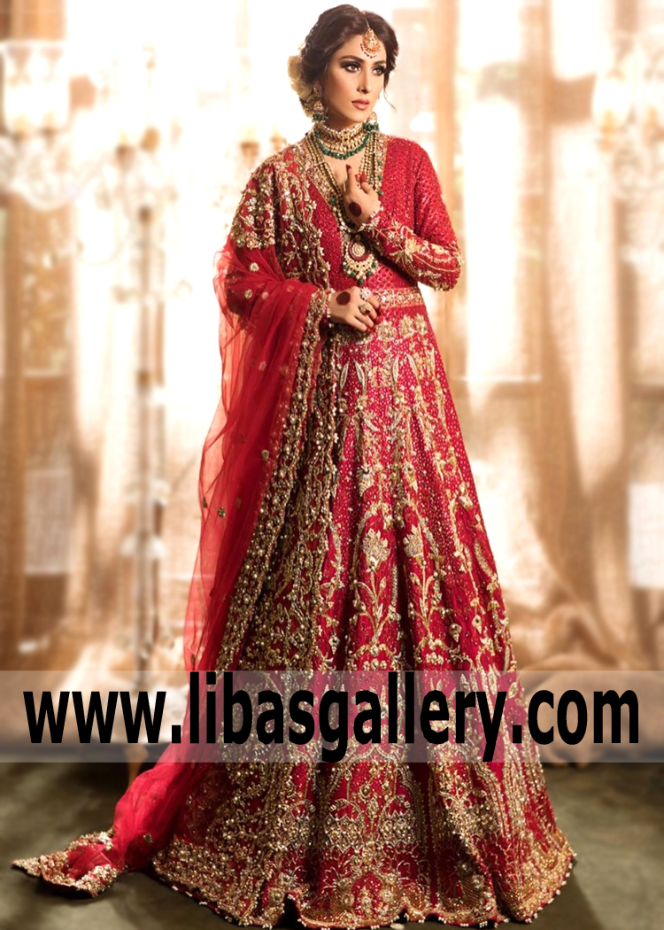 Pakistani Wedding Dresses Wedding Maxi by Ali Xeeshan Bridal Maxi Collection Surrey UK