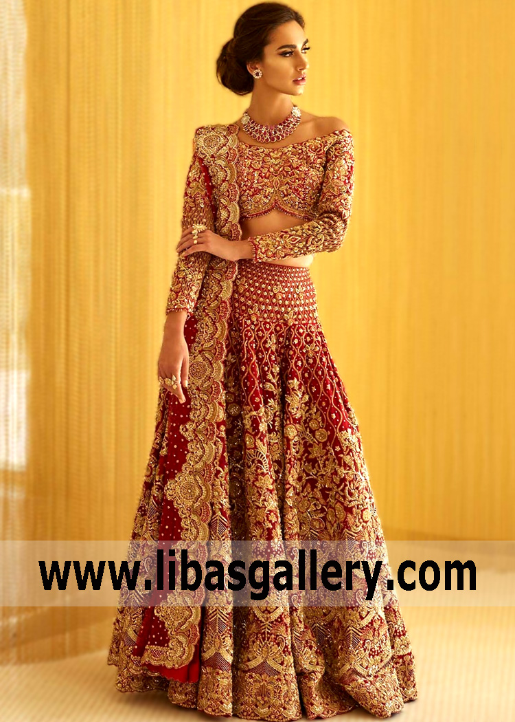 Carmine Spinel Wedding Dress