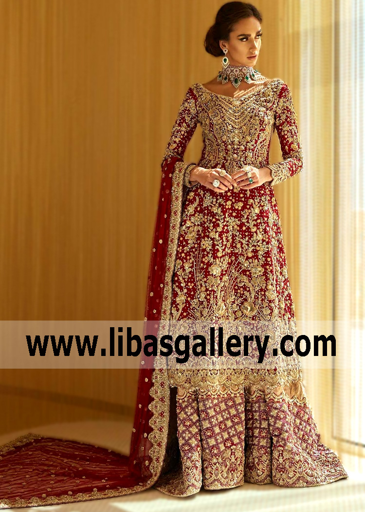 Rosewood Goshenite Bridal Sharara
