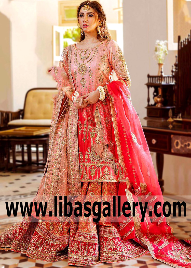 Mohsin Naveed Ranjha Preet Lari Collection Holland Netherland buy Gharara Dresses
