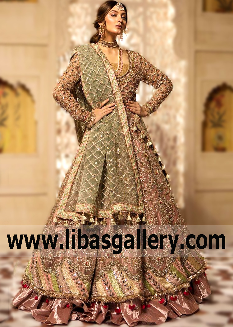 Rose Taupe Ferrara Anarkali