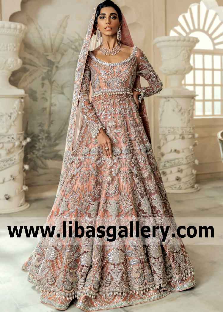 Salmon Sirius Reception Lehenga