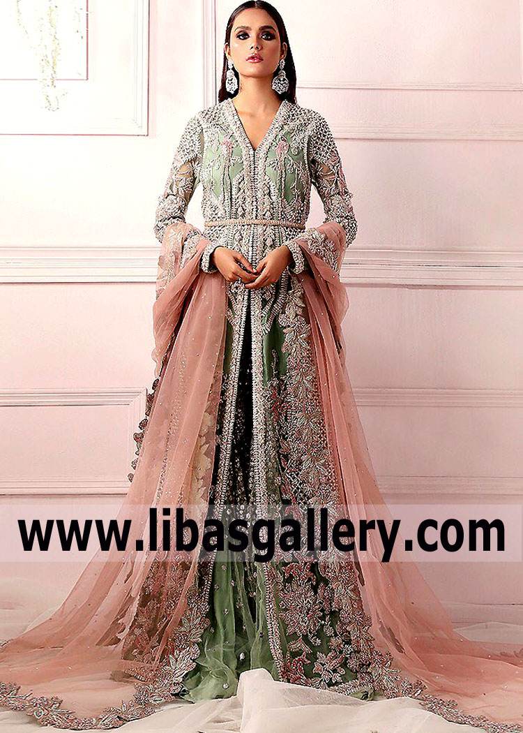 Sana Safinaz Bridal Anarkali Maxi Chicago Illinois IL USA Designer Bridal Maxi Gown