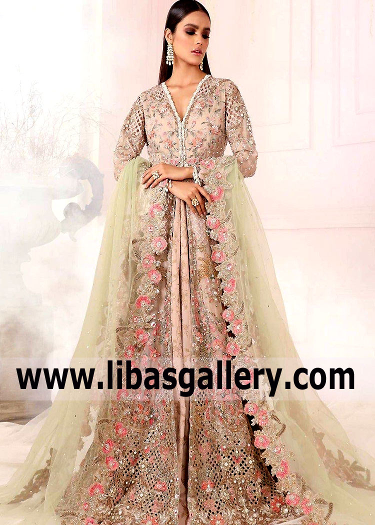 Misty Rose Achillea Walima Bridal Gown