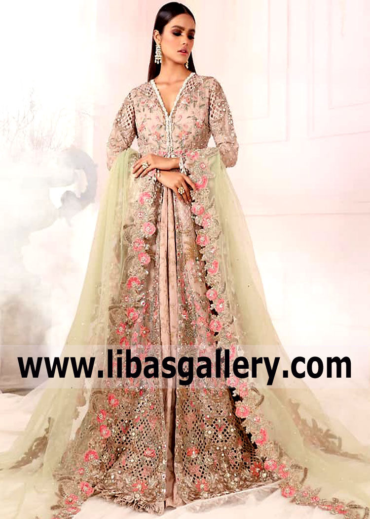 Misty Rose Achillea Walima Bridal Gown