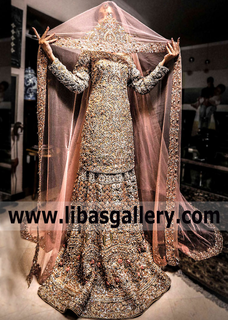 Pakistani Bridal Wear Latest Designer HSY Pakistani Bridal Wear UK USA Canada Australia boutique