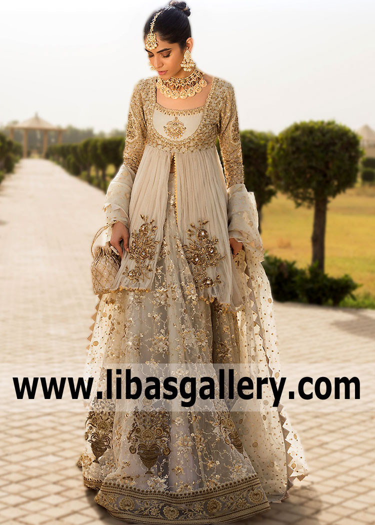 Pakistani Bridal Nikah Dresses Zainab Chottani Bridal Lehenga Collection Saudi Arabia Jeddah Dammam