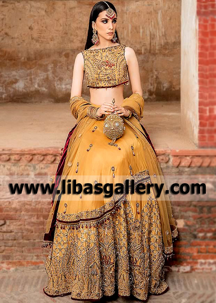 Pakistani Bridal Dresses Lajwanti Bridal Lehenga Alexandria Virginia USA Wedding Lehenga Designs