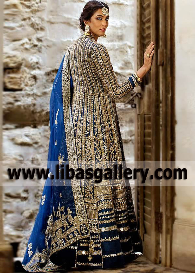 Prussian Blue Tansy Wedding Maxi