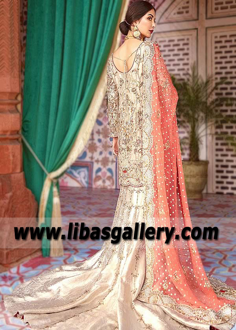 Champagne Tomato Lucrezia Wedding Reception Dress