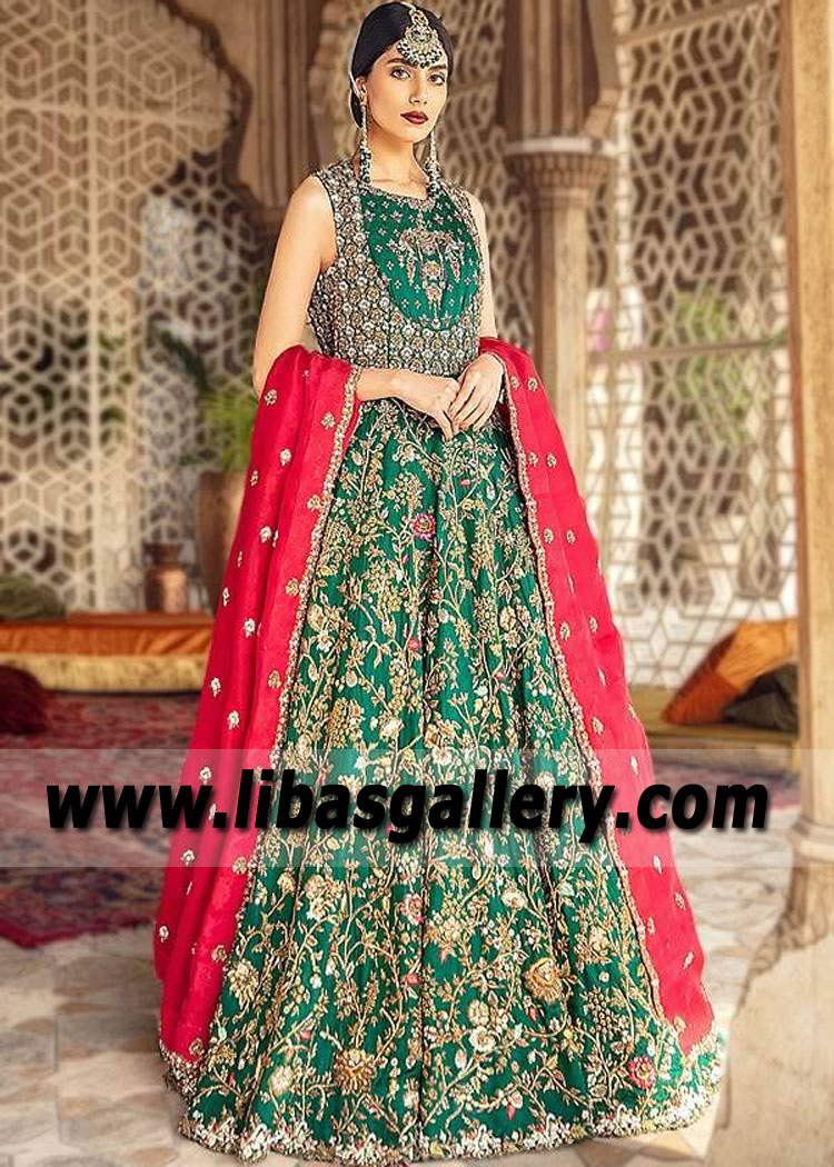 Jungle Green Firenza Wedding Maxi