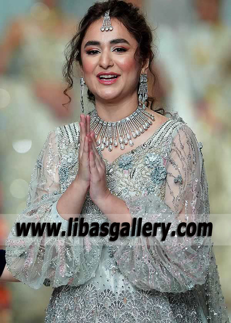 Platinum Ferrara Designer Bridal Maxi