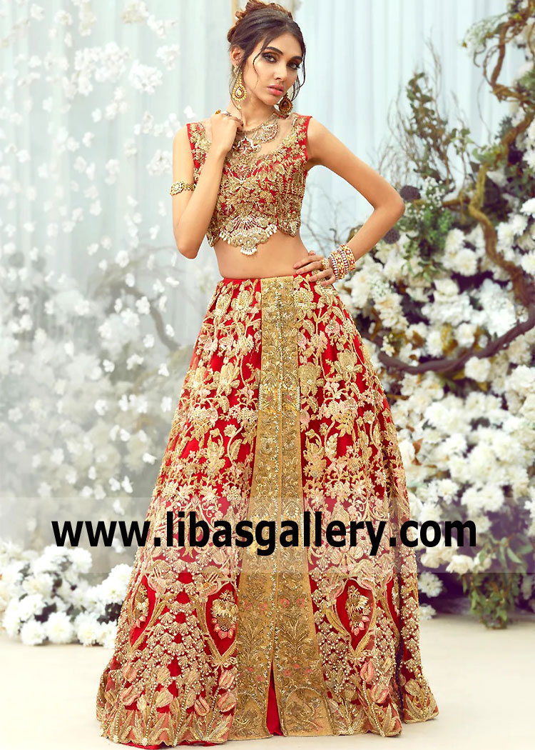Firebrick Azalea Bridal Dress