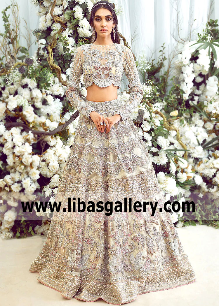Champagne Genista Latest Lehenga Dress
