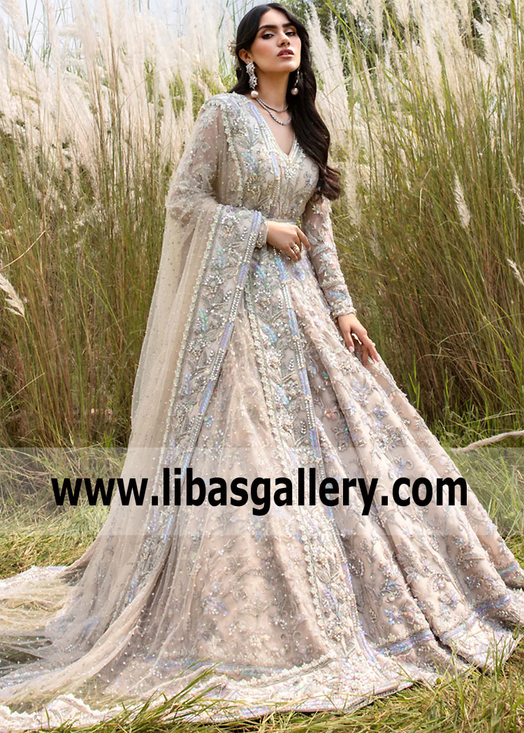Cosmic Latte Nymphea Reception Wedding Dress