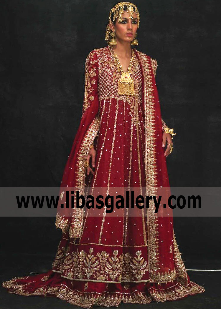 Vivid Auburn Laurel Bridal Dress