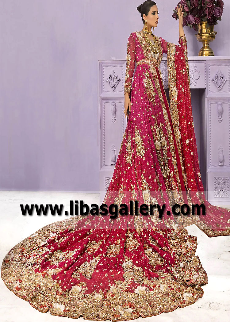 Mexican Pink Scilla Bridal Maxi