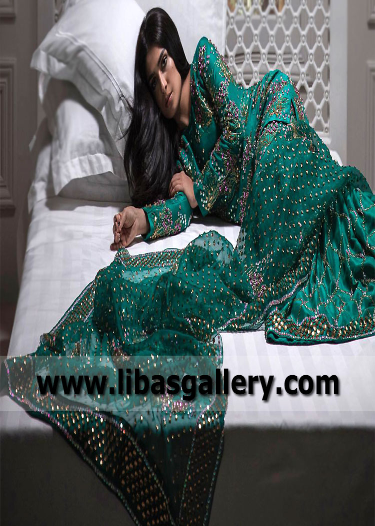Castleton Green Magnolia Wedding Gharara