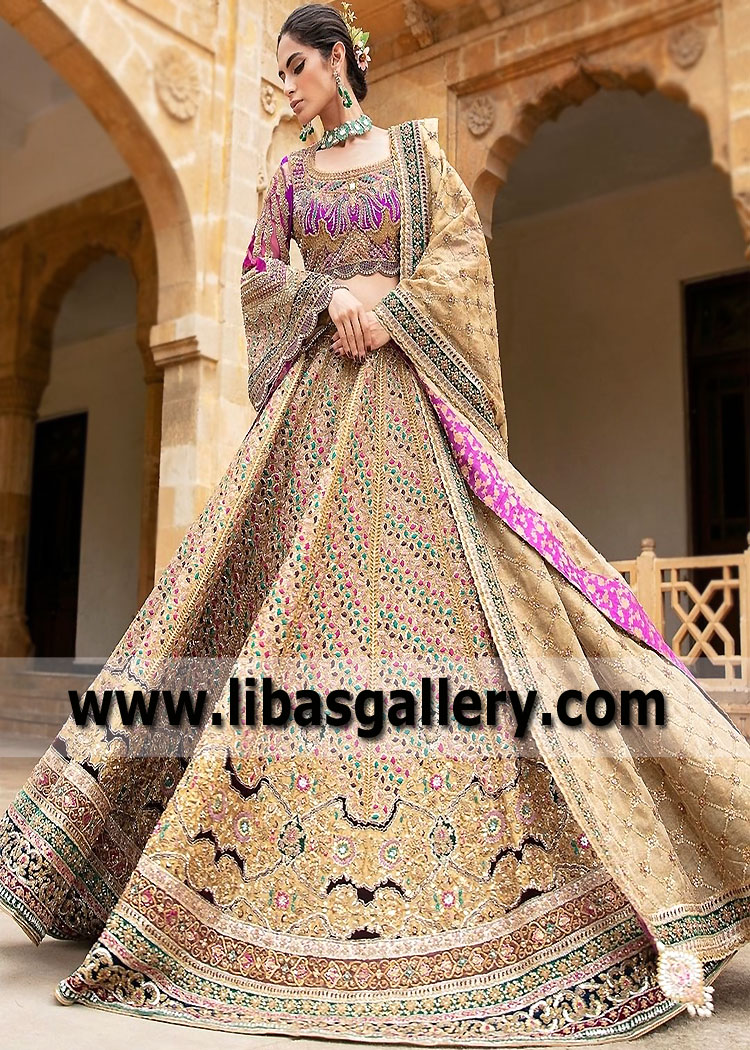 Byzantine Gold Lovisa Lehenga Choli