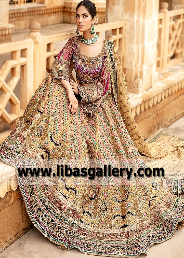 Byzantine Gold Lovisa Lehenga Choli
