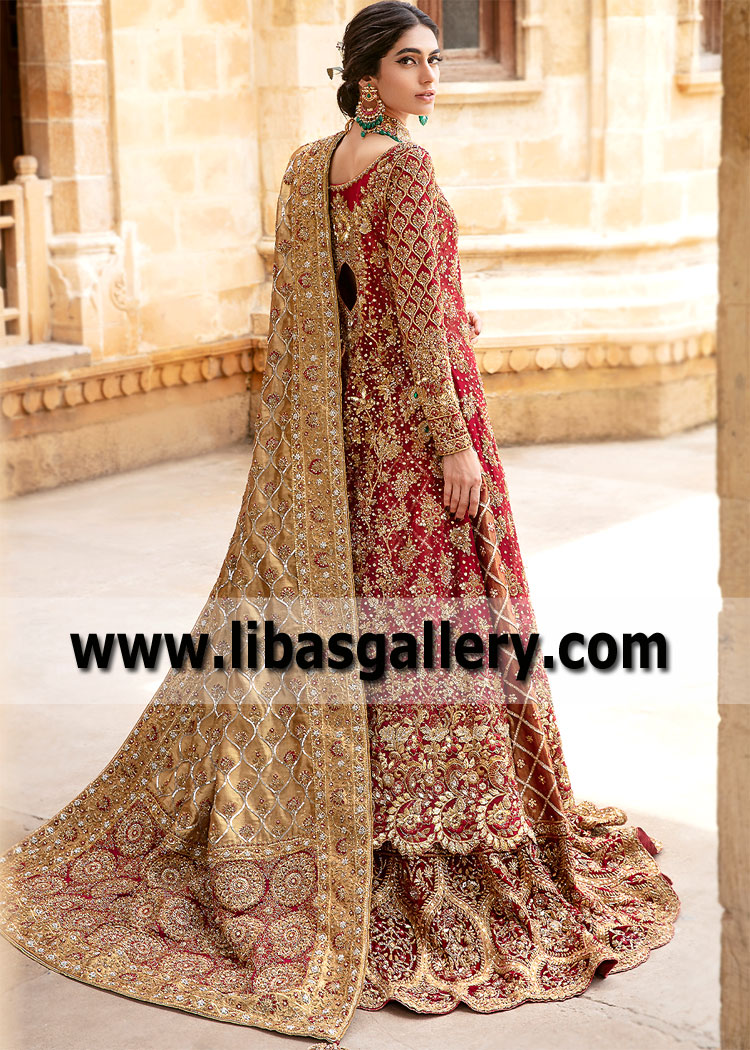 Ruby Red Albiorix Wedding Dress