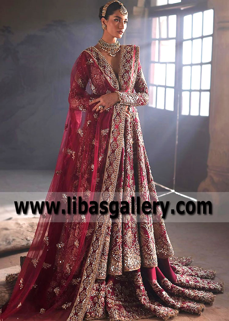 Savvy Red Wisteria Designer Wedding Dresses