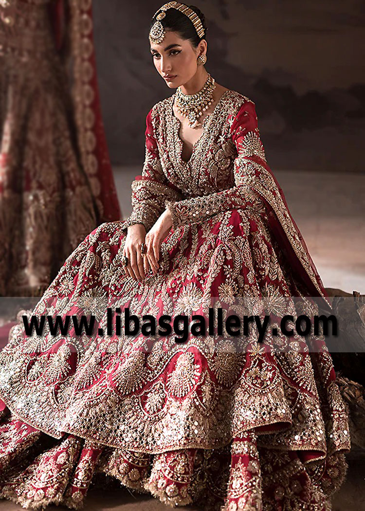 Savvy Red Wisteria Designer Wedding Dresses