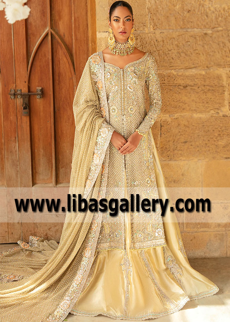 Lemon Chiffon Daisy Stunning Lehenga