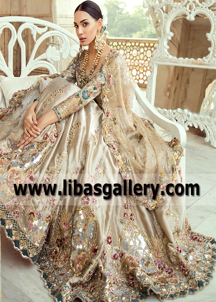 Desert Tan Helenium Bridal Lehenga Choli