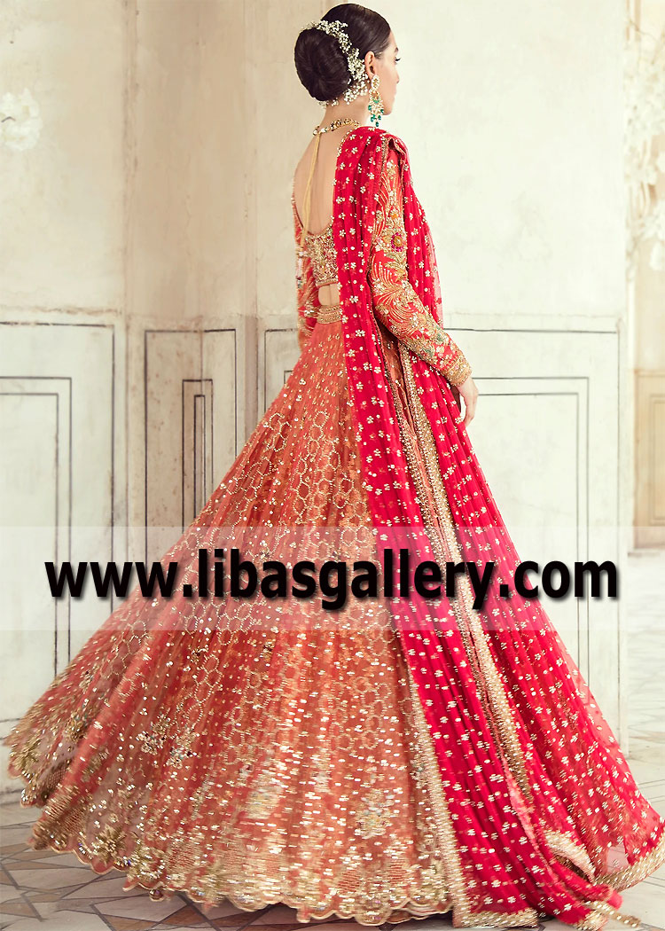 Scarlet Dutch Carnival Dahlia Lehenga Choli