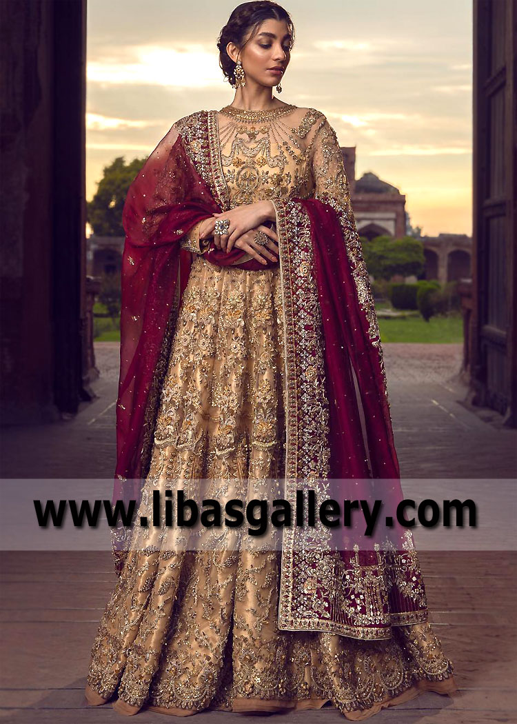Old Gold Downham Royal Wedding Gown