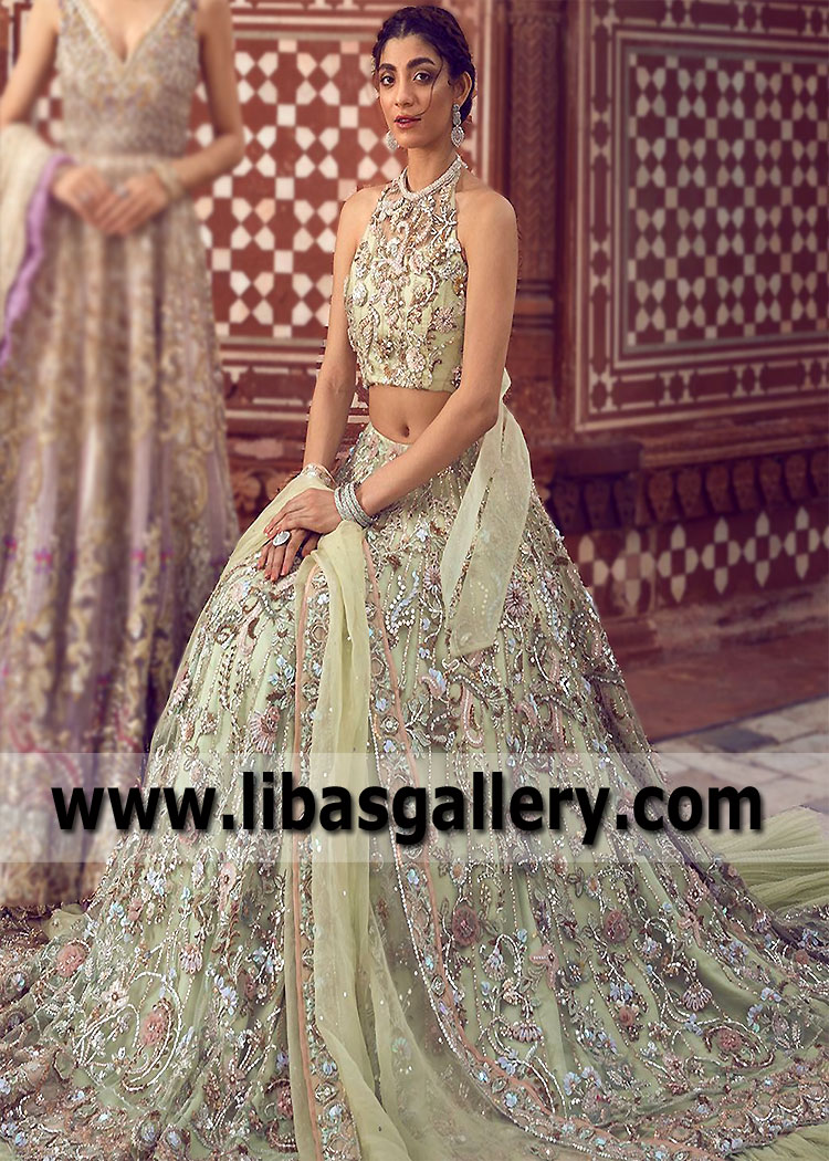 Medium Spring Bud Lilium Bright Diamond Lehenga Choli