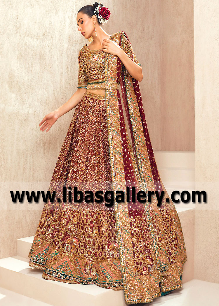 Rosewood Fleur Wedding Lehenga Choli