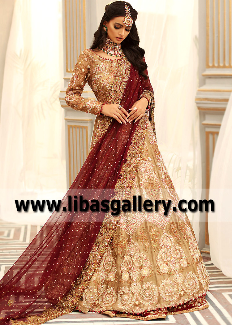 Antique Gold Axinite Gown