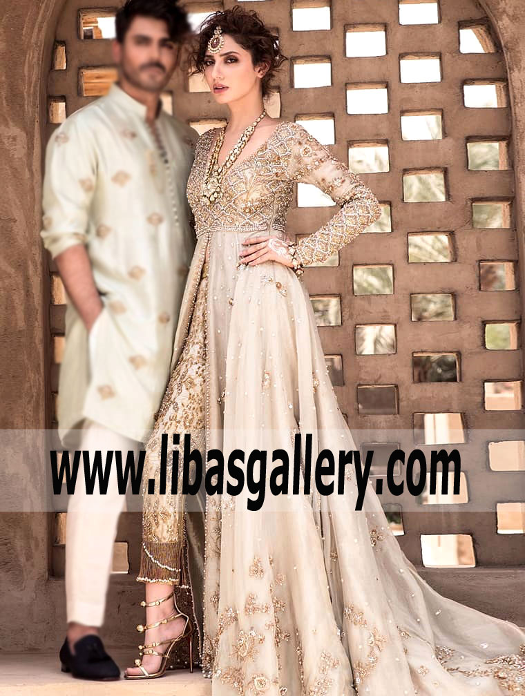 Ravishing Ivory Tansy Bridal Dress with Stunning Embellishments