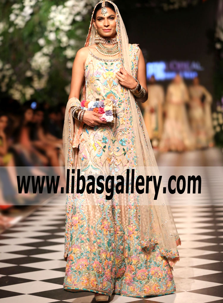 Gorgeous Desert Sand Bozena Sharara Dress
