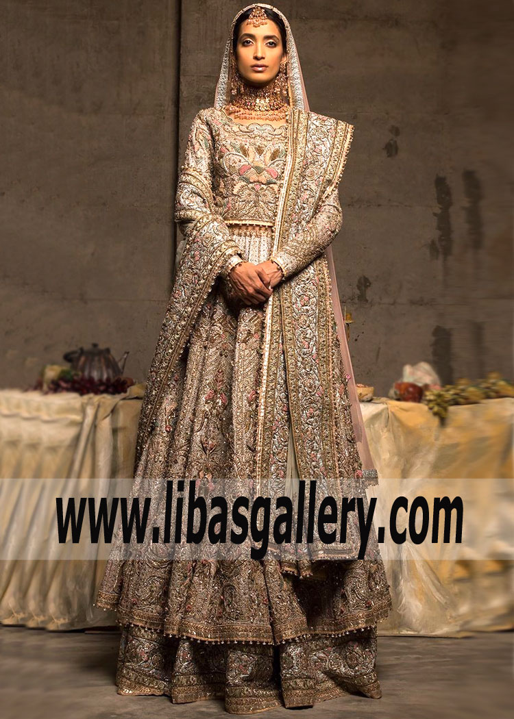Best Mauve Tirana Lehenga