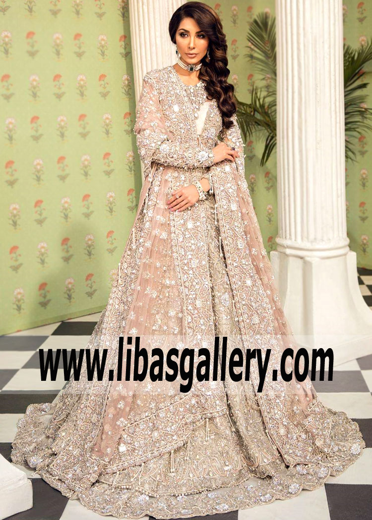 Wedding Mauve Arum Lehenga