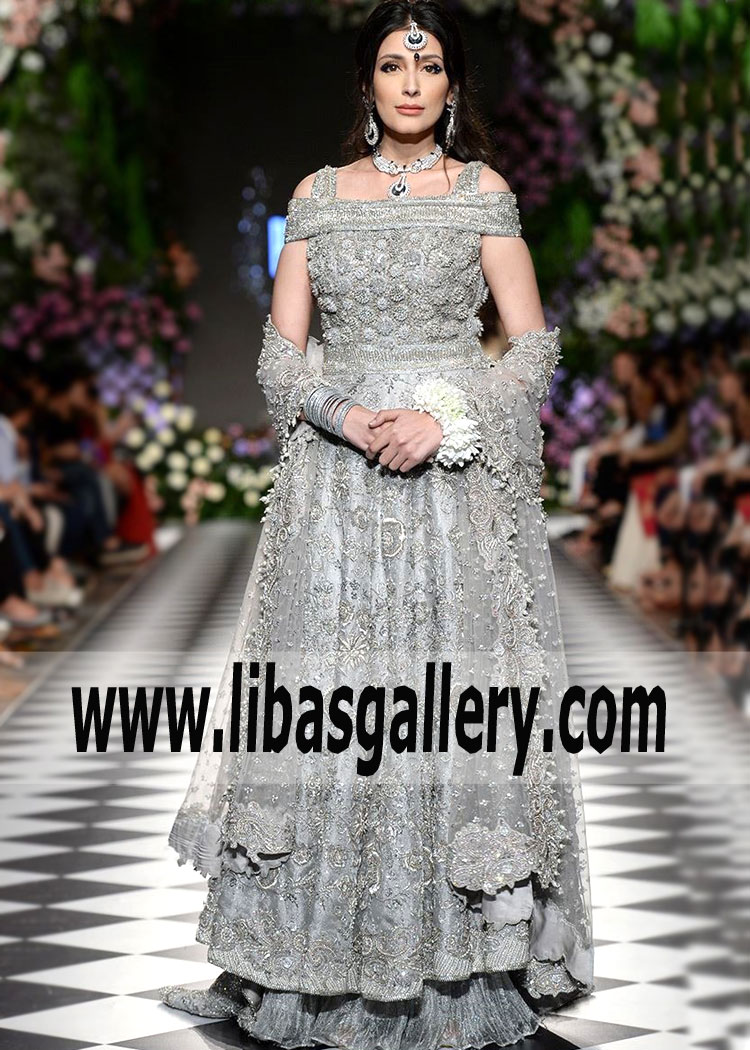 MAGNIFIQUE SILVER GRAY GOWN