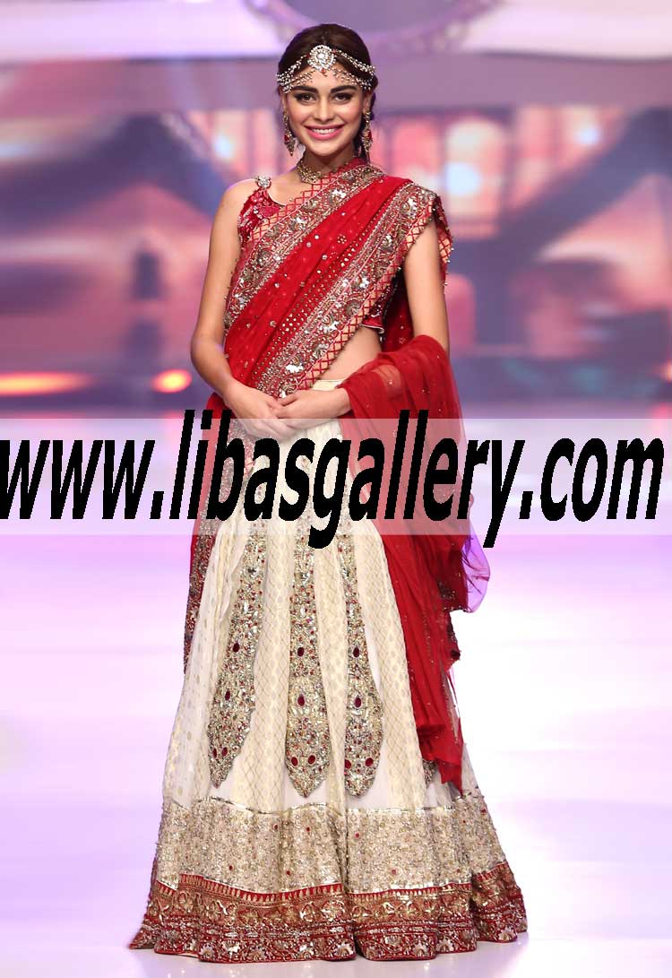Bridal Wear 2015 Voguish Traditional Bridal Lehenga for Wedding and Special Occassions
