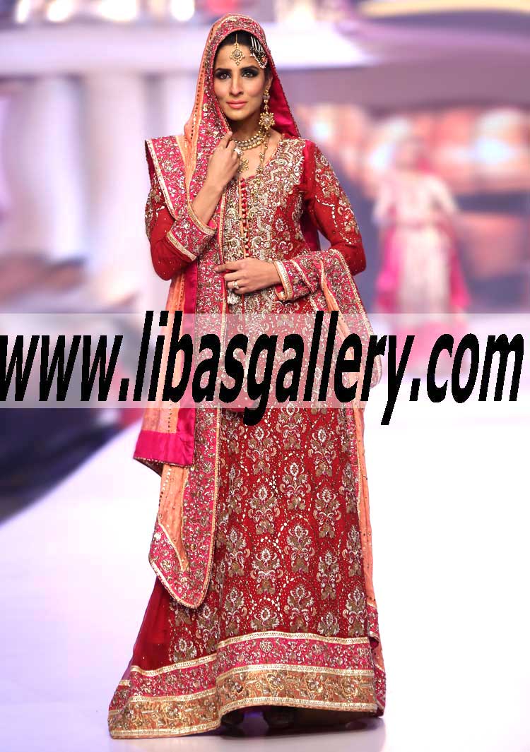 Bridal Wear 2015 Spectacular Heavy Embellished Gown Ideal for WEDDING and Special Occasion