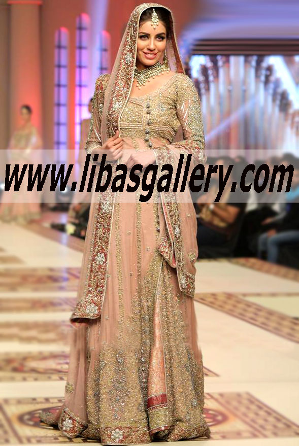 Bridal Wear 2015 Glorious Angrakha Wedding Dress for Brides