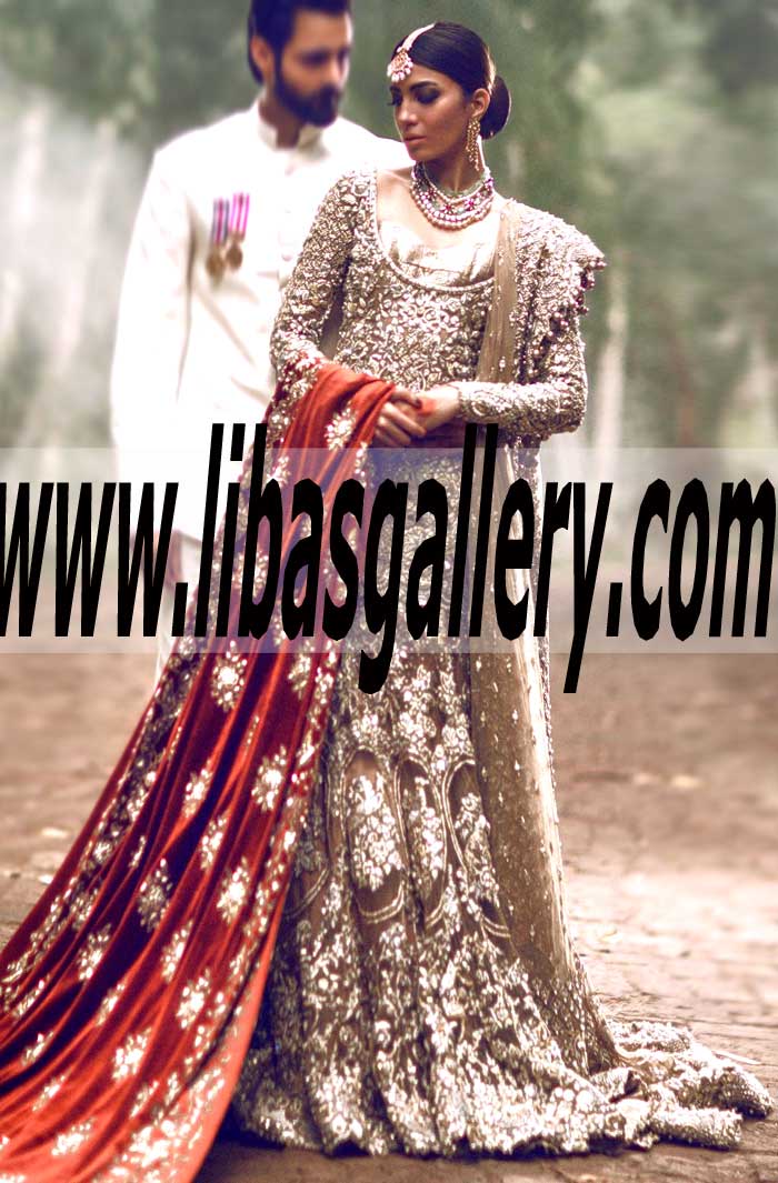 Buy Superb Wedding Bridal Dress with Gorgeous Lehenga