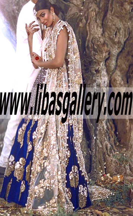 Enchantingly Beautiful Bridal Lehenga you will look and feel like a Princess on your Big Day