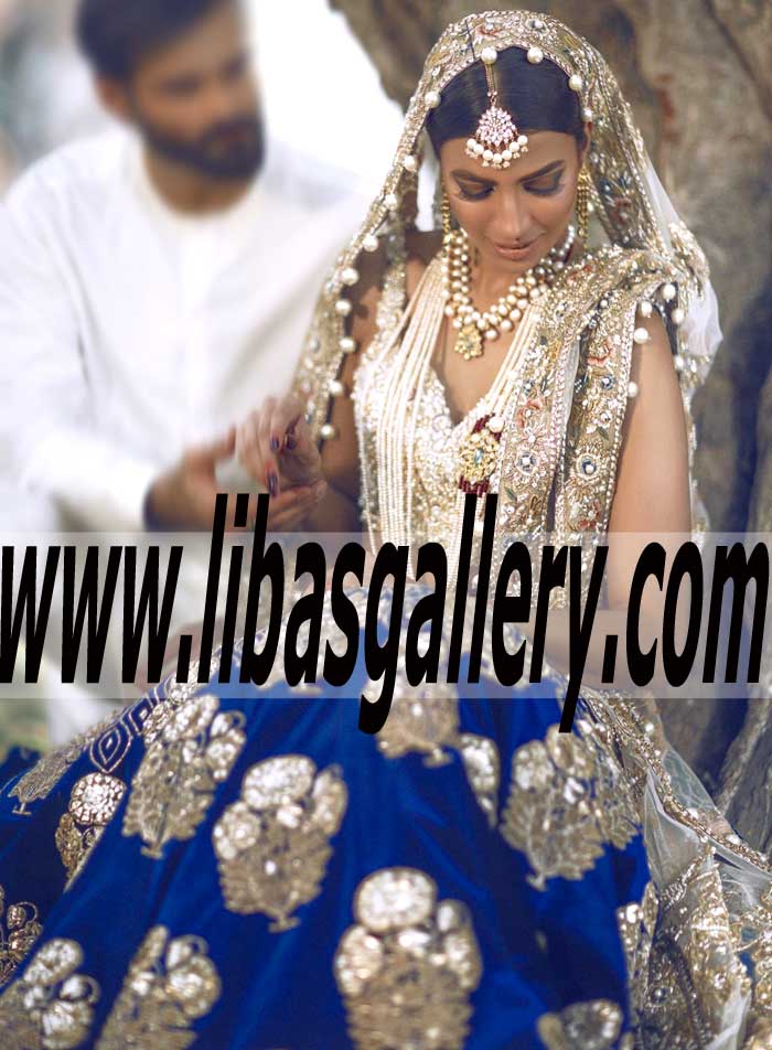 Enchantingly Beautiful Bridal Lehenga you will look and feel like a Princess on your Big Day